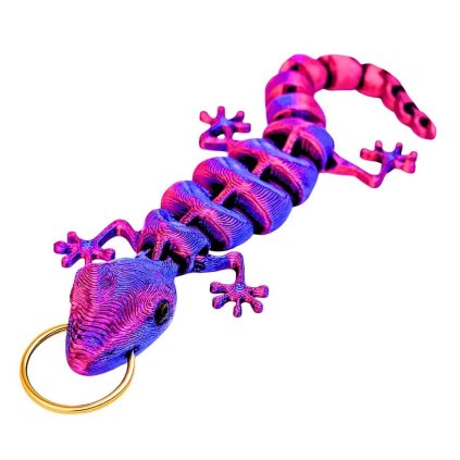 3D ještěrka Gekon přívěsek