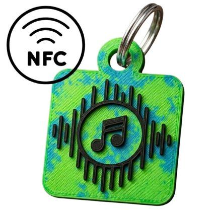 hudební nfc přívěsek v prostředí