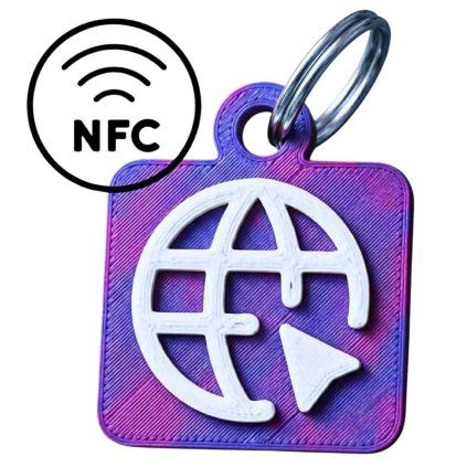 webový nfc přívěsek
