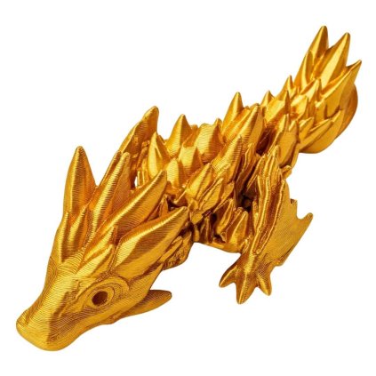 3D křišťálový drak dvounohý