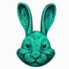 magnetka králíka modrozelená