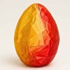 3D královské vajíčko červenozlatá
