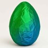 3D královské vajíčko zelenomodré