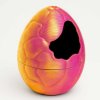 3D dinosauří vajíčko prasklé růžovozlaté