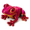 3D žába růžovozlatá