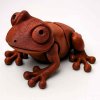 3D žába hnědá