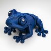 3D žába modro černá