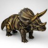 3D triceratops velký zlatočerný