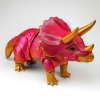 3D triceratops velký růžovozlatý