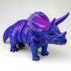 3D triceratops velký fialovomodrý
