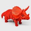 3D triceratops velký červený