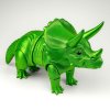 3D triceratops velký žlutozelený
