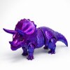 3D Triceratops fialovomodrý