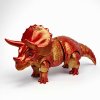 3D Triceratops červenozlatý