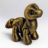 3D dinosaurus zlatočerný