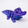 krokodýl mini fialovomodrý