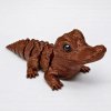 krokodýl mini hnědý