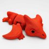 3D pterodaktyl červený