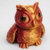 3D mini sova červenozlatá