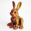 3D králík červenozlatý