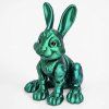 3D králík modrozelený