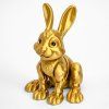 3D králík zlatý