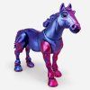 kůň fialovomodrý