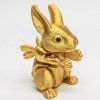 mini králík s křídly zlatý