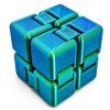 infinity cube zelenomodrá