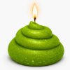 svíčka bobek zelený