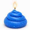 svíčka bobek modrý