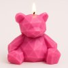 hranatý medvěd růžová