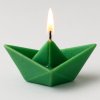 loď svíčka zelená