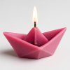 loď svíčka růžová