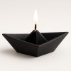 loď svíčka černá