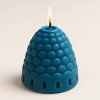 šiška svíčka modrá