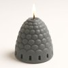 šiška svíčka šedá