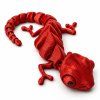 3D mini chameleon červený