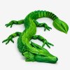 3D japonský drak žlutozelený