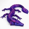 3D japonský drak fialovomodrý