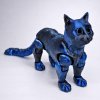 3D kočka modročerná