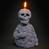 svíčka mumie šedá