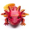 3D axolotl růžovozlatý
