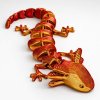 3D axolotl mládě červenozlatý