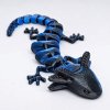 3D axolotl mládě modročerný