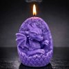 dračí vajíčko svíčka fialová