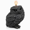 svíčka sova hedvika černá