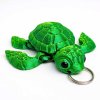 3D želva přívěsek žlutozelená