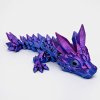 drak dvounohý fialovomodrá
