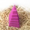 Svíčka - pyramida - violet 22 cm